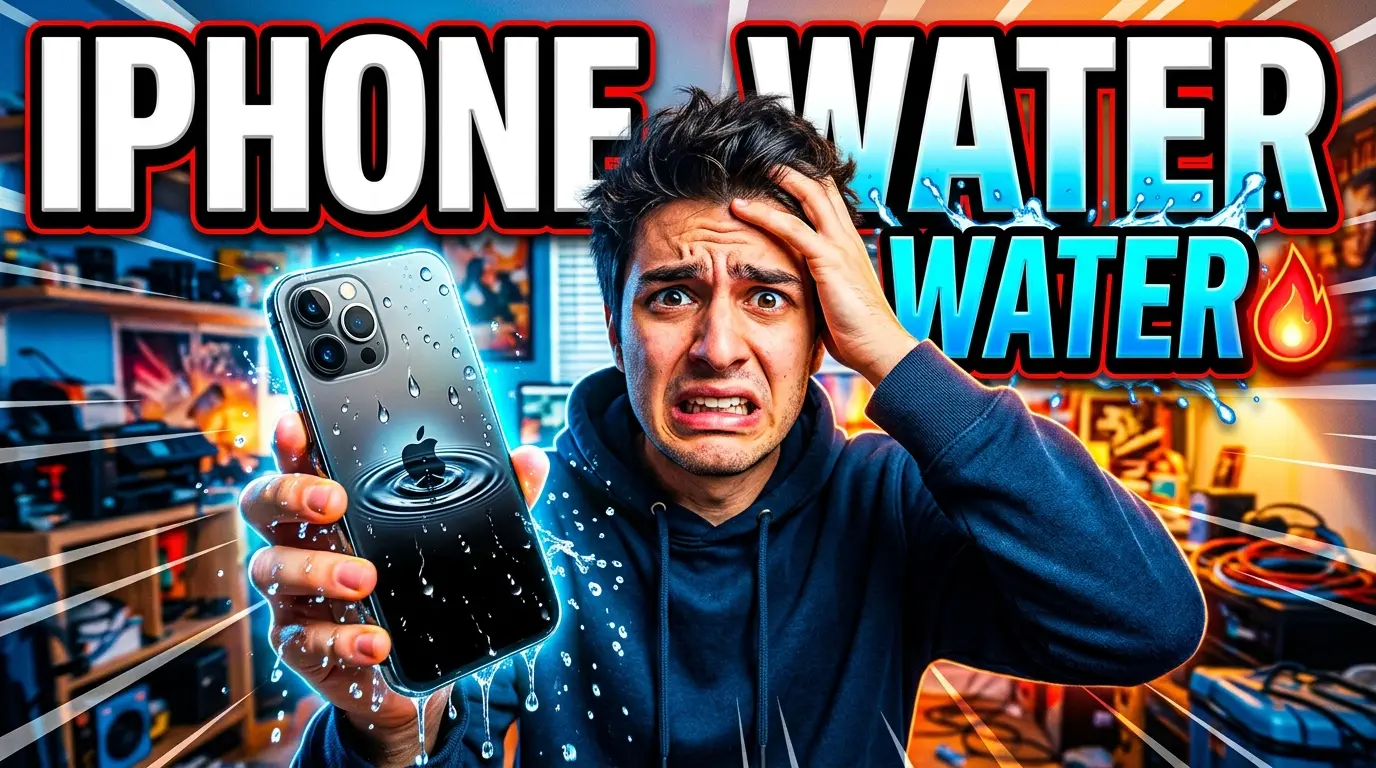 Como tirar agua do iPhone